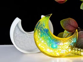 Molde silicona modelo media luna 